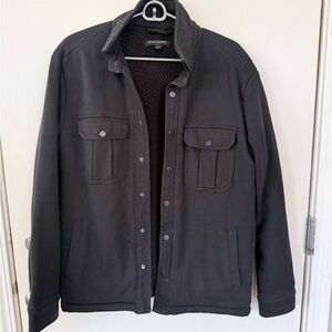 Banana Republic Men's Black Shirt Jacket